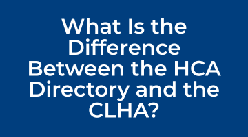 What Is the Difference Between the Alberta HCA Directory and the CLHA’s Regulated Register?